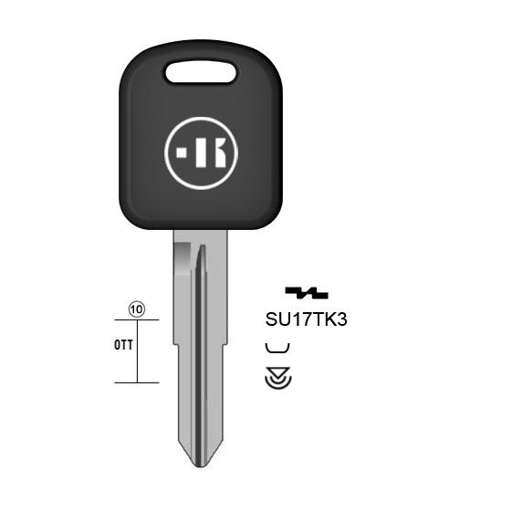 Autosleutel messing, SU17TK, SZ11RTE, TP00SUZU-8P1, T00SZ10RP, SU17TK, T00SU21L