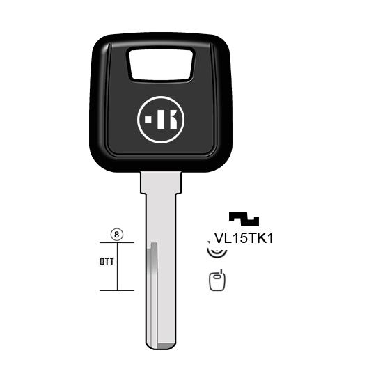 Autosleutel messing, VL15TK-1, HU56RATE, TP00HU-DHP2, T00HF49PA, VL15TK, T00S60HFA