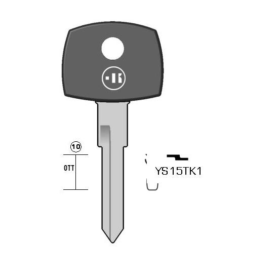 Autosleutel messing, YS15TK, YM15TE