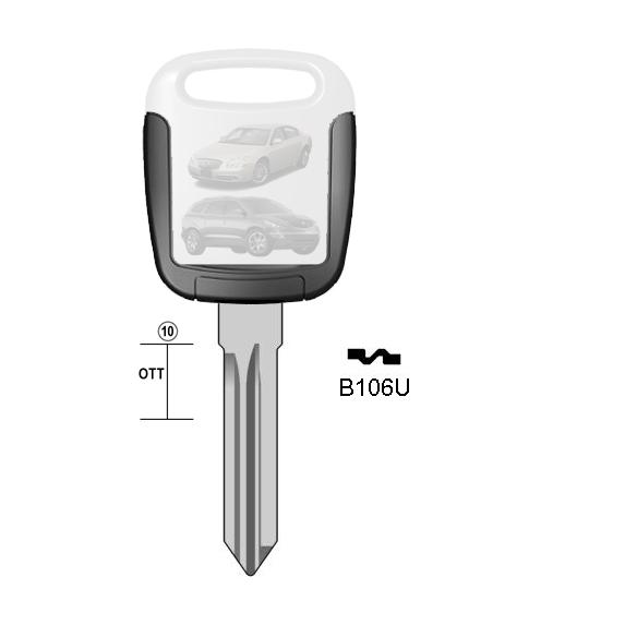 Hoefijzersleutel messing, B106U, B111-PT, GM-37.P