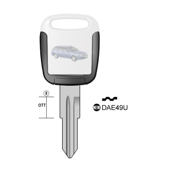 Hoefijzersleutel messing, DAE49U, DWO6BEH, DAE-6.P, DAE49U