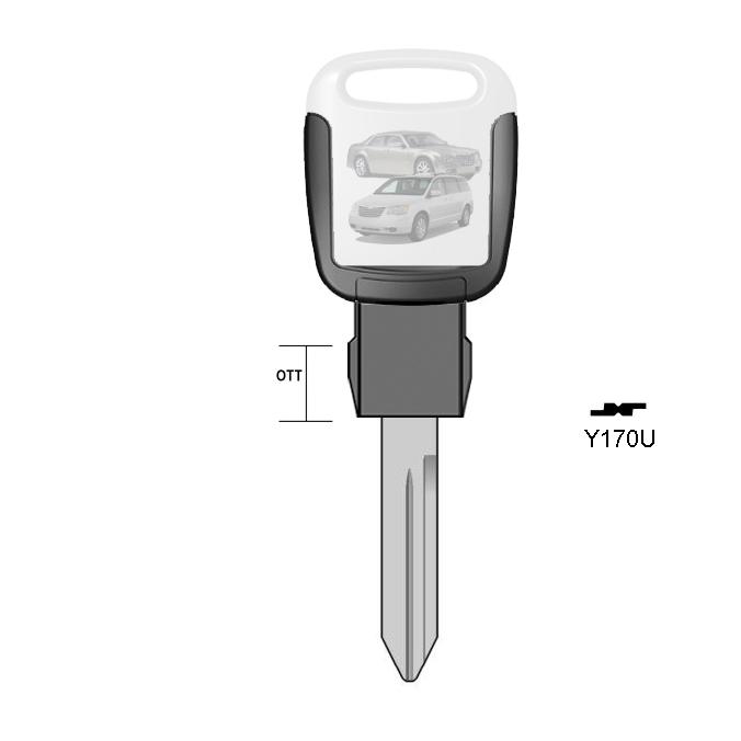Hoefijzersleutel messing, Y170U, CY24EH, CHR-15.P1, Y170U