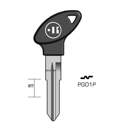 Scootersleutel staal, PGO1P, PGO2P, PGO-2.P, PGO2P170