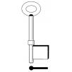 Borstsleutel blind dunne baard 5,6 mm