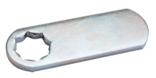 7A37 Sluitlip recht 37mm voor 0802-0806