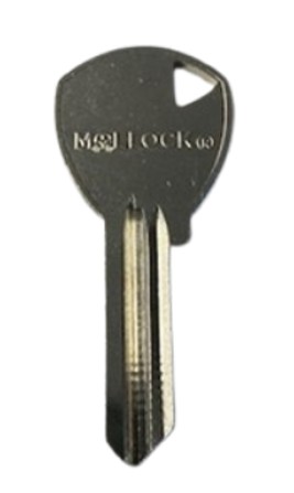 Blinde sleutel t.b.v. Mollock hangslot 60mm