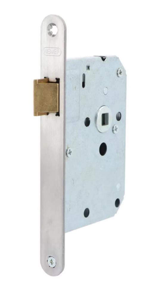 Insteekslot Nemef N1255/17 loopslot met afgeronde rvs voorplaat