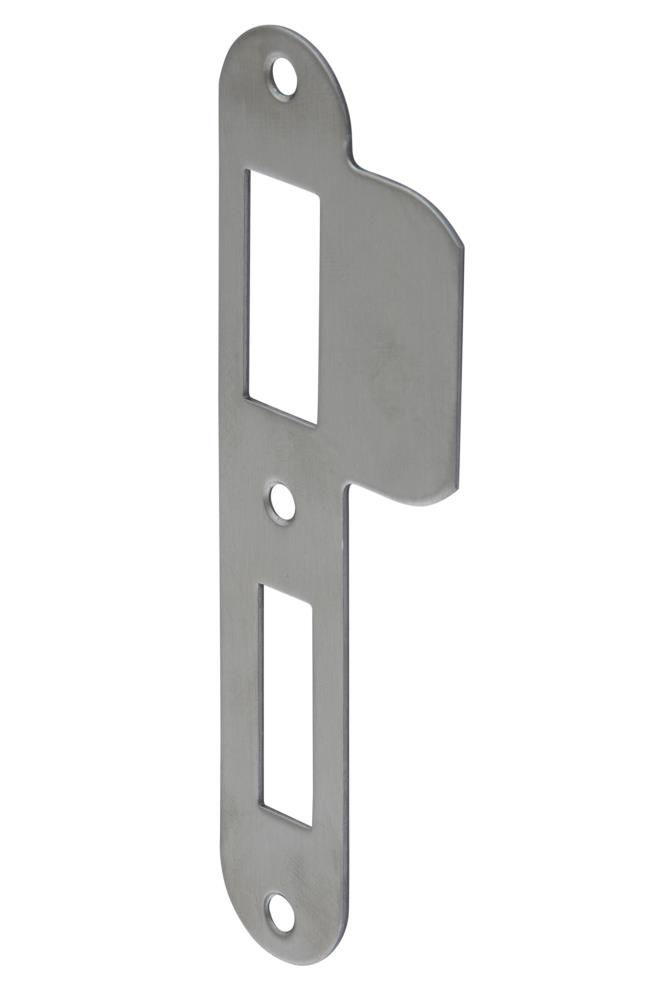 Afgeronde sluitplaat P1266/17 rvs t.b.v. dag- en nachtslot