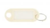 10110-20 - 100st Sleutellabel beige, met ring