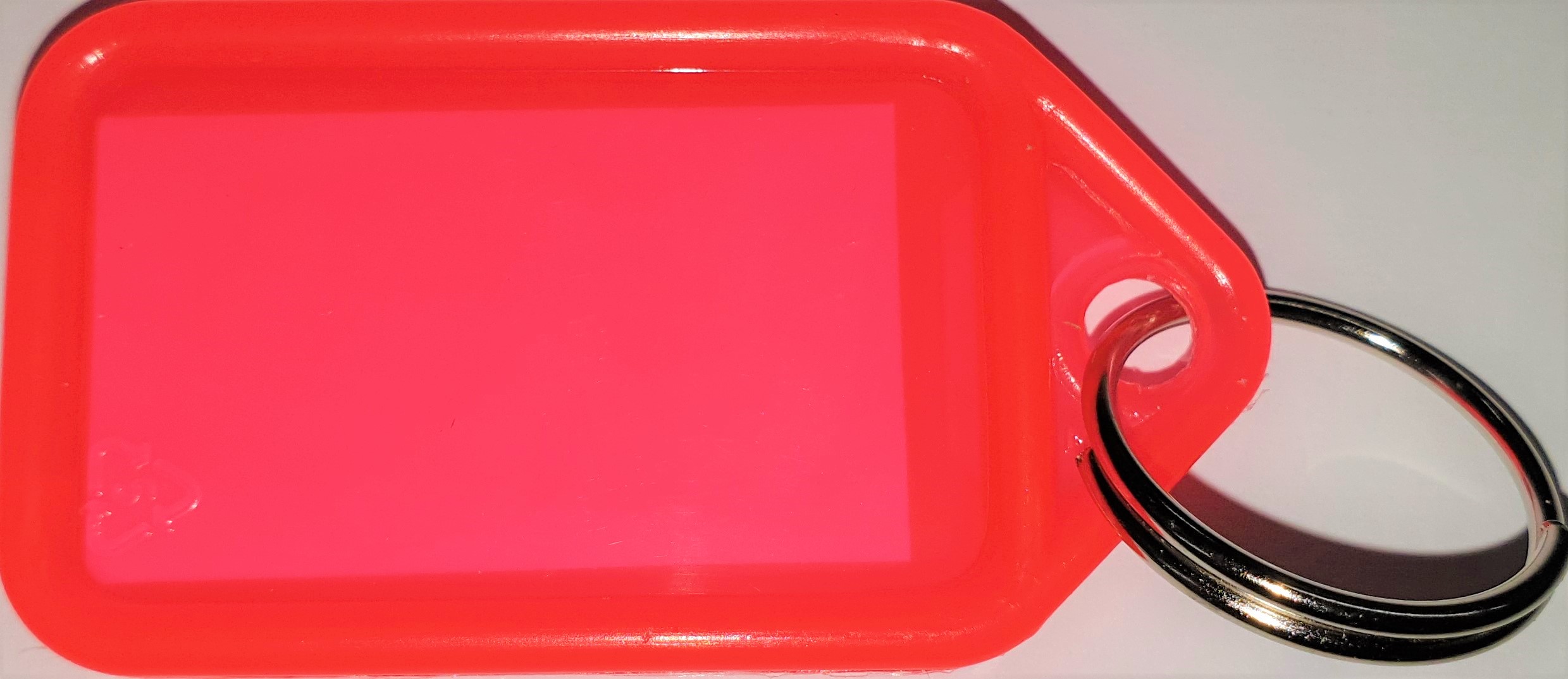 RED50 - 50st Luxe sleutellabel rood