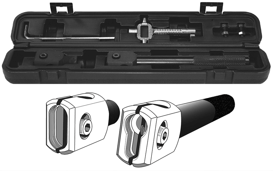 ACS2 Cilinderknakker in koffer