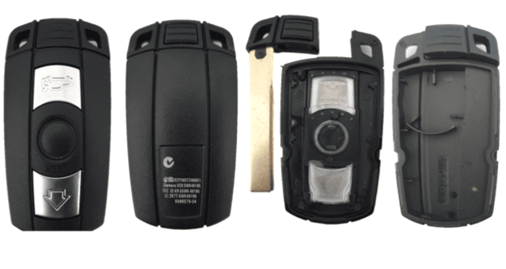 BMW-S21A, 3 knops, BMW style, lege behuizing