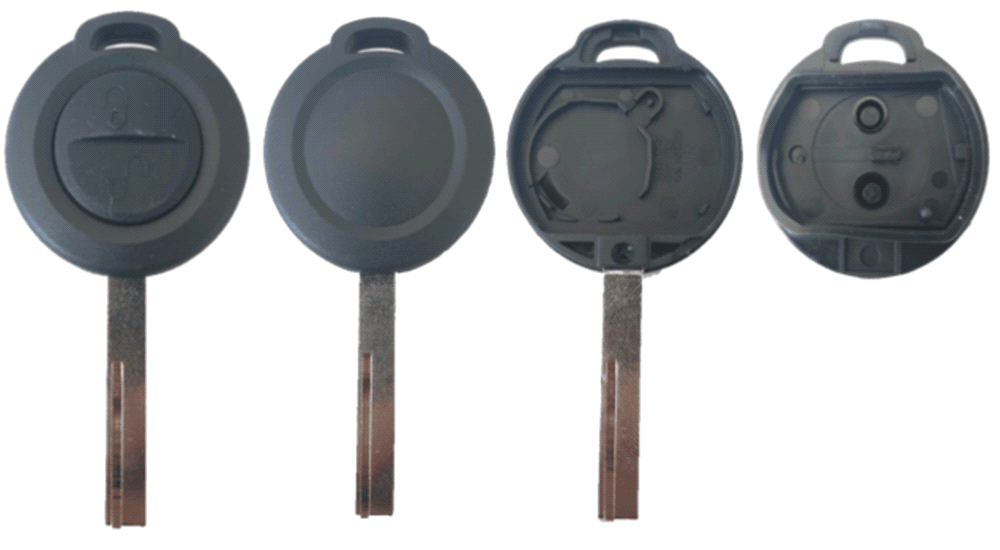 MIT-S09B, 2 knops, Mitsubishi style, lege behuizing