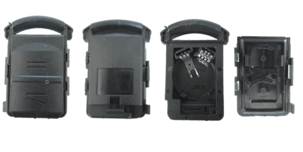 OPE-S04, 2 knops, Opel style, lege behuizing