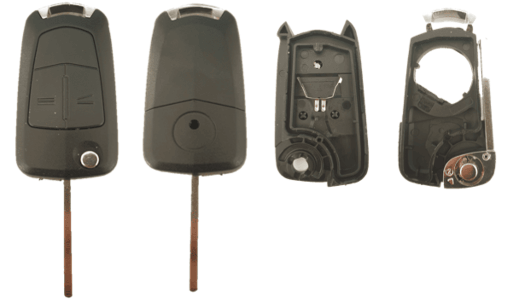 OPE-S22, 2 knops, Opel style, lege behuizing