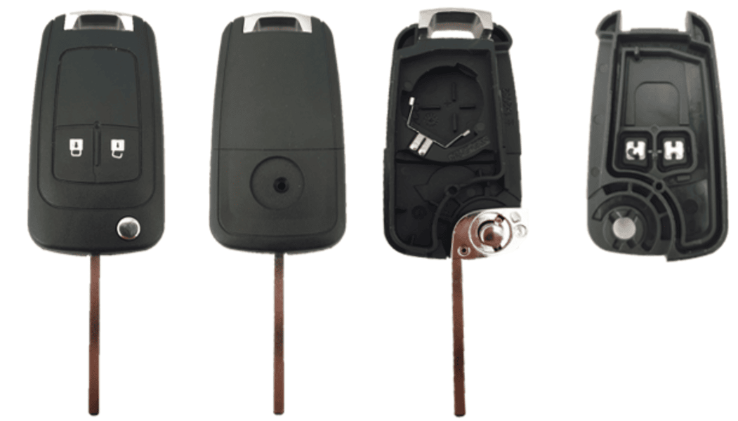 OPE-S39, 2 knops, Opel style, lege behuizing