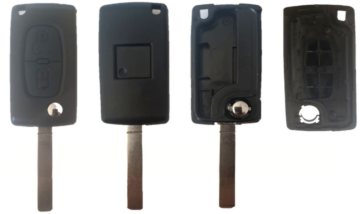 PSA-S01B, 2 knops, PSA style, lege behuizing