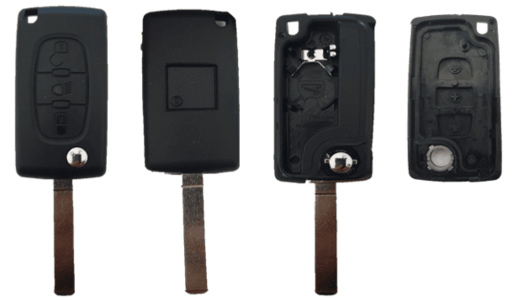 PSA-S08A, 3 knops, PSA style, lege behuizing