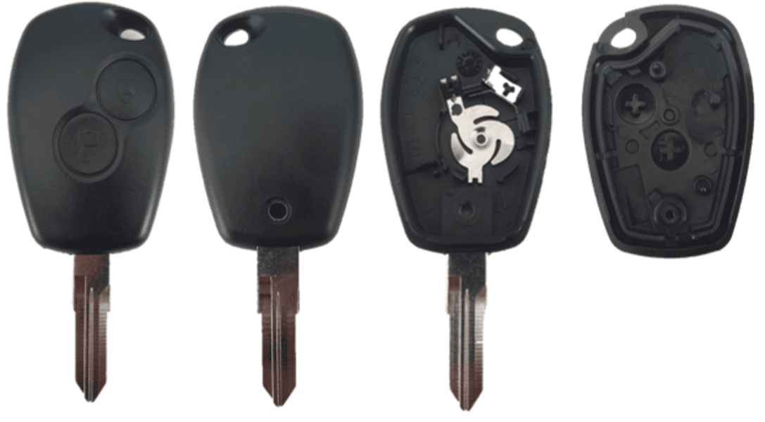 REN-S05D, 2 knops, Renault style, lege behuizing