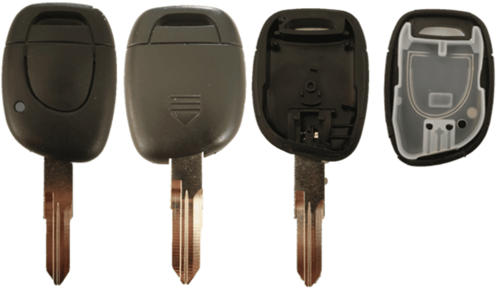 REN-S03D, 1 knops, Renault style, lege behuizing