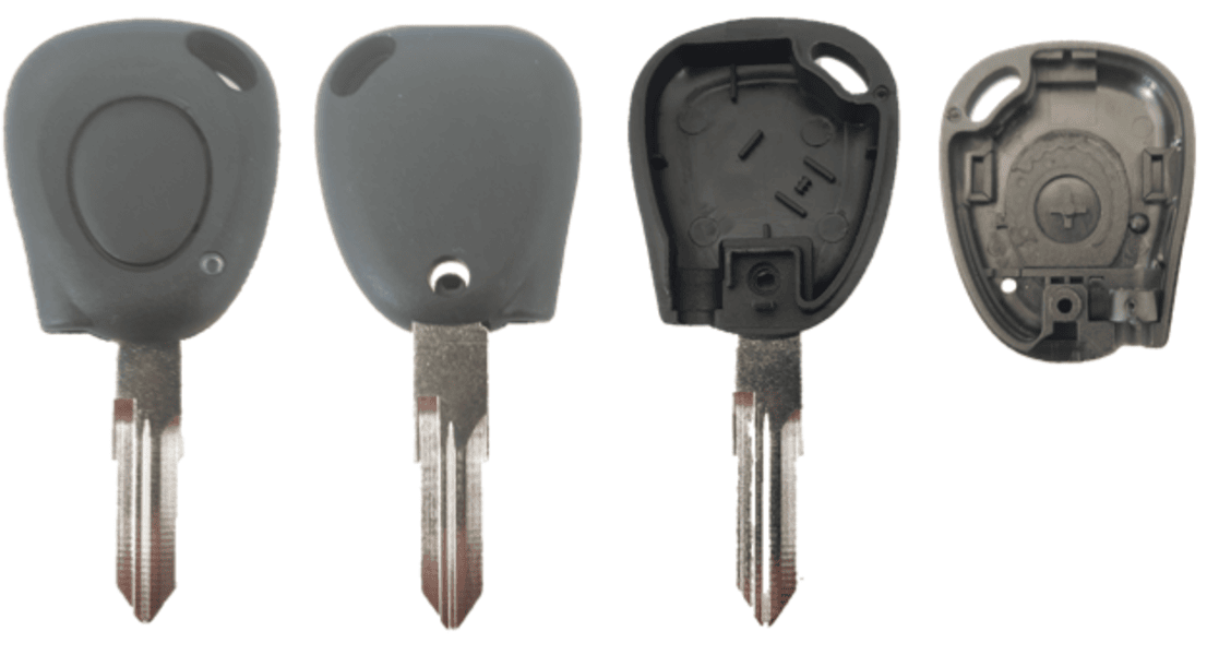 REN-S24B, 1 knops, Renault style, lege behuizing