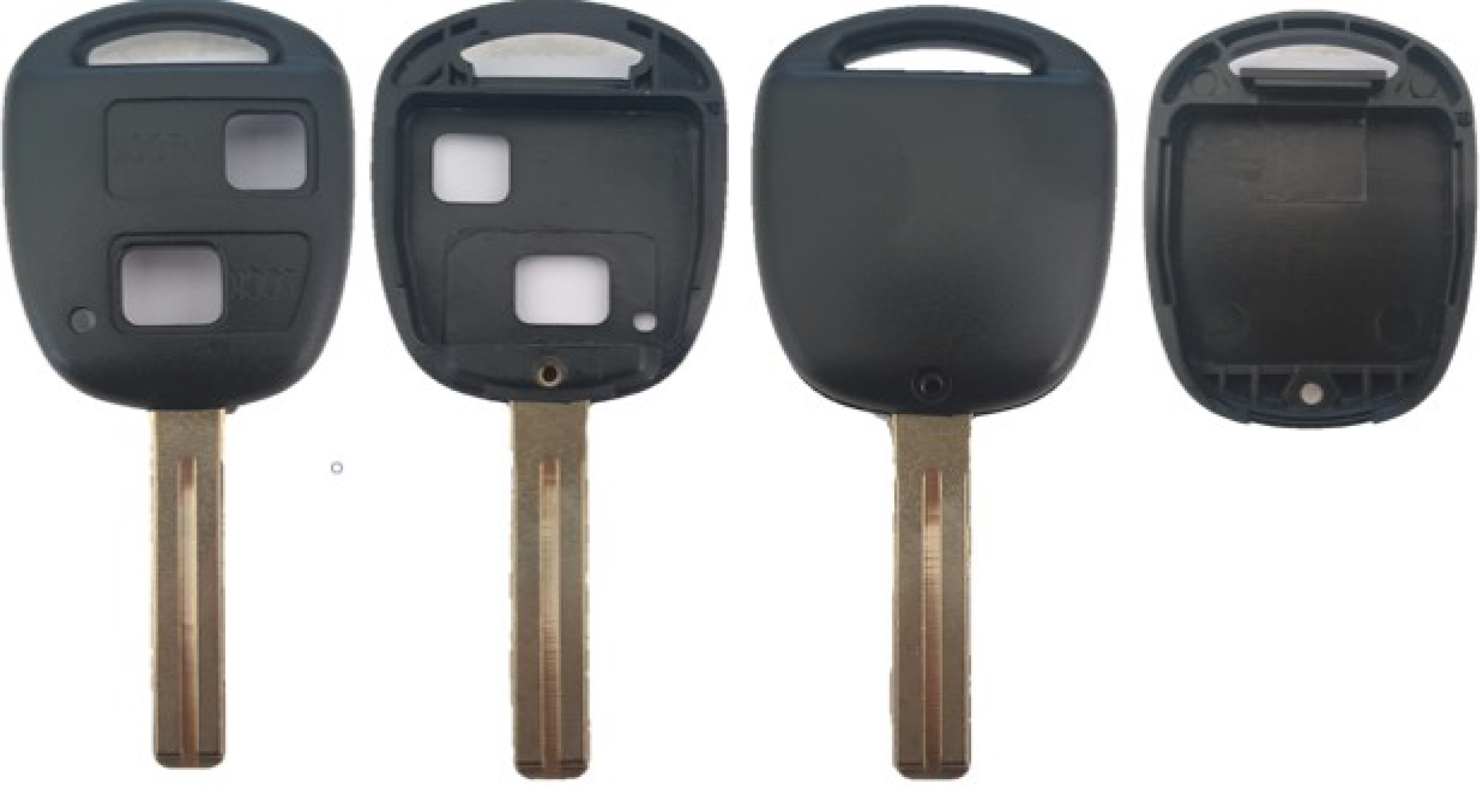 TOY-S24, 2 knops, Toyota style, lege behuizing