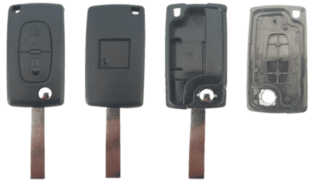 PSA-S02B, 2 knops, PSA style, lege behuizing