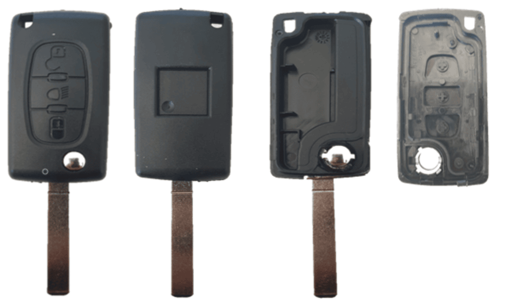 PSA-S08B, 3 knops, PSA style, lege behuizing