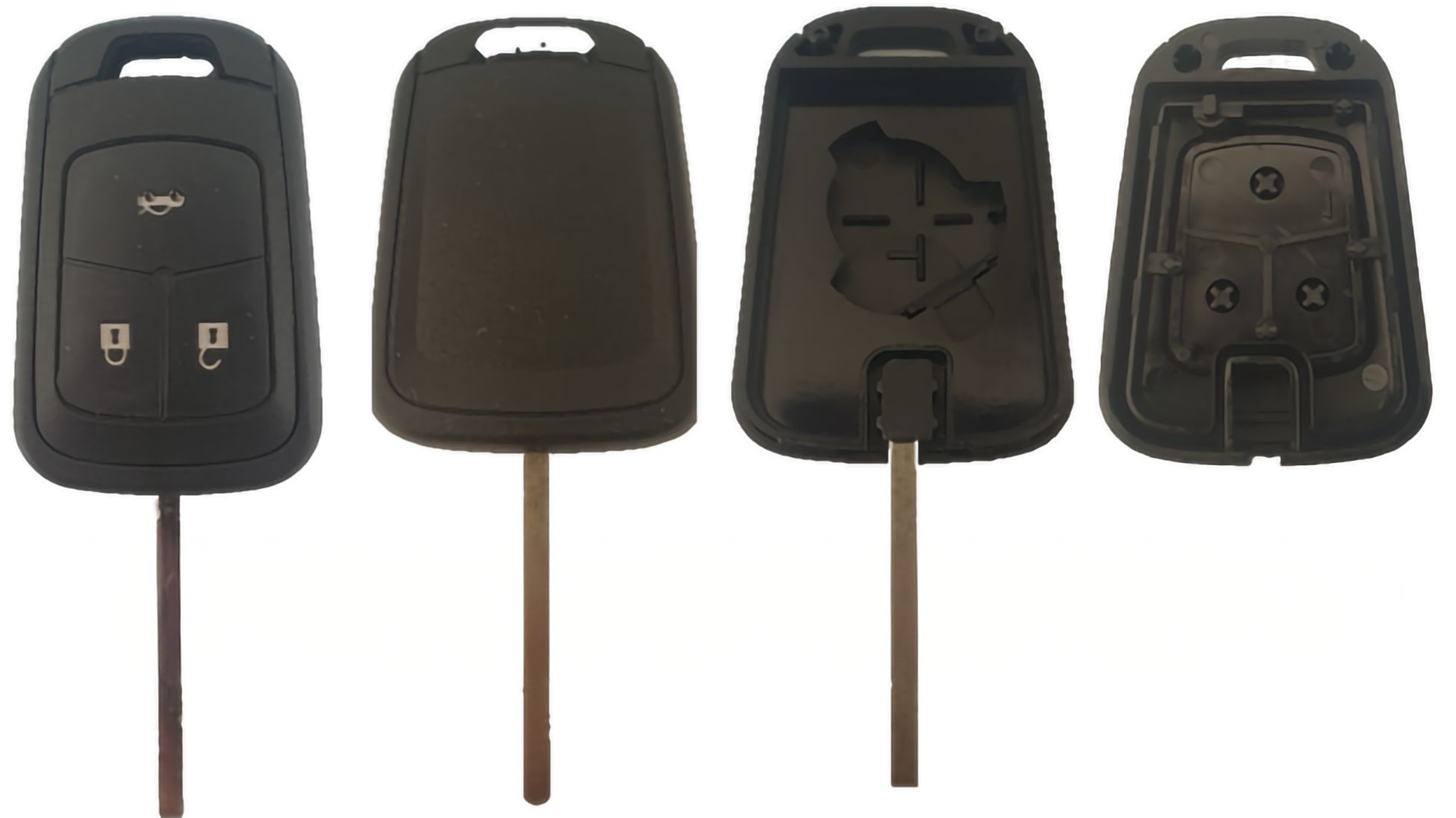 OPE-S47B, 3 knops, Opel style, lege behuizing