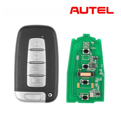 IKEYHY004AL, 4 knops, Kia/Hyundai style