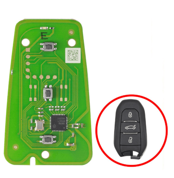 XZPG00EN, 3 knops, PSA style