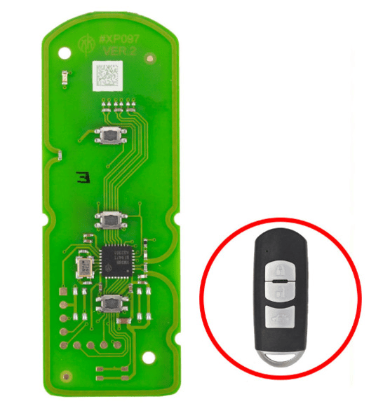 XZMZD6EN, 3 knops, Mazda style
