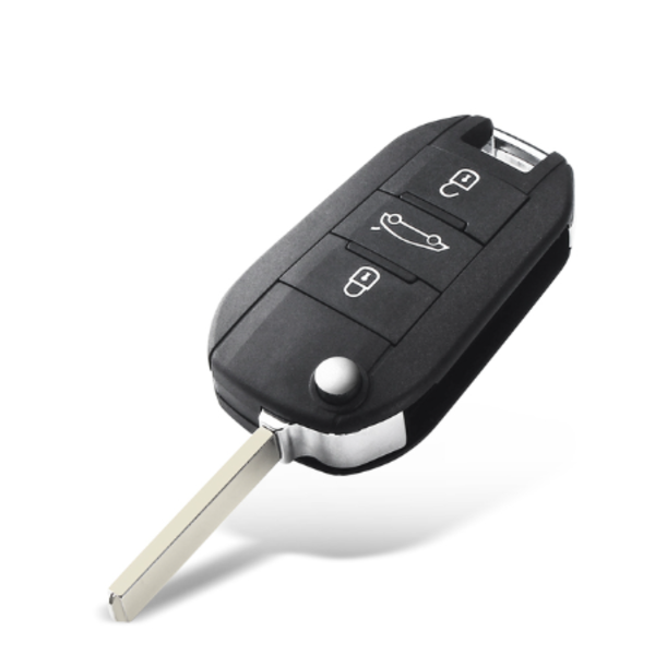 PSA-S84B, 3 knops, Peugeot style, lege behuizing