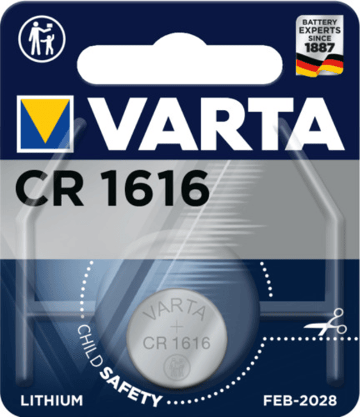 CR1616, Varta batterij lithium 3 volt