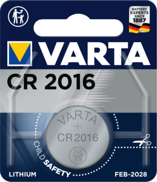 CR2016, Varta batterij lithium 3 volt