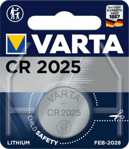 CR2025, Varta batterij lithium 3 volt