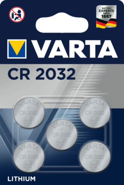 CR2032-5, Varta batterij lithium 3 volt (5 stuks)