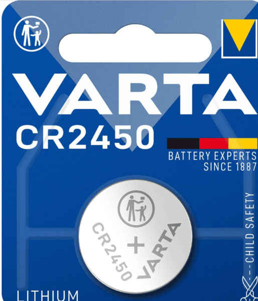 CR2450, Varta batterij lithium 3 volt