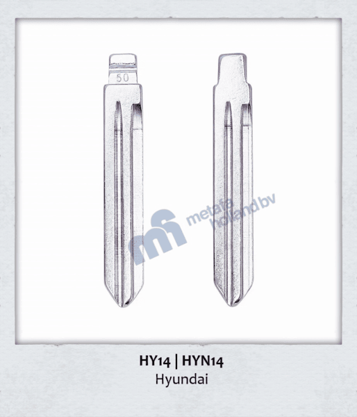 KD-HYN14, (HY14)  Sleutelbaard voor Hyundai