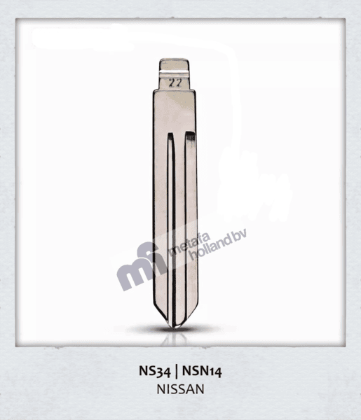 KD-NSN14, (NS34) Sleutelbaard voor Nissan