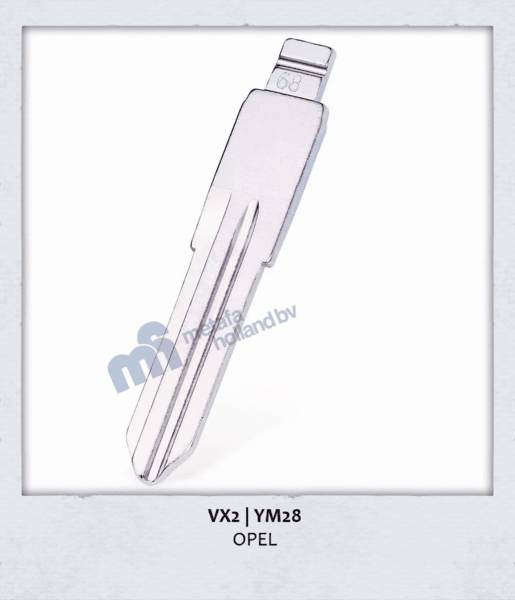 KD-YM28, (VX2) Sleutelbaard voor Opel