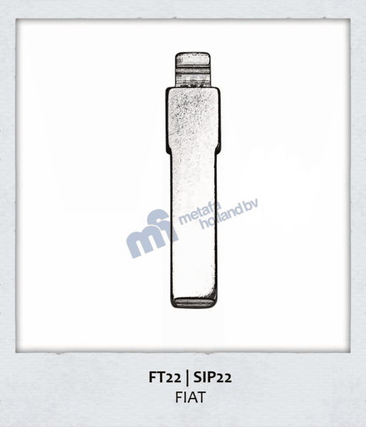 KD-SIP22, (FT22) Sleutelbaard voor Fiat