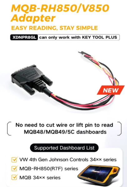 XDNPR8GL, MQB RH850 adapter voor VVDI Key Tool Plus