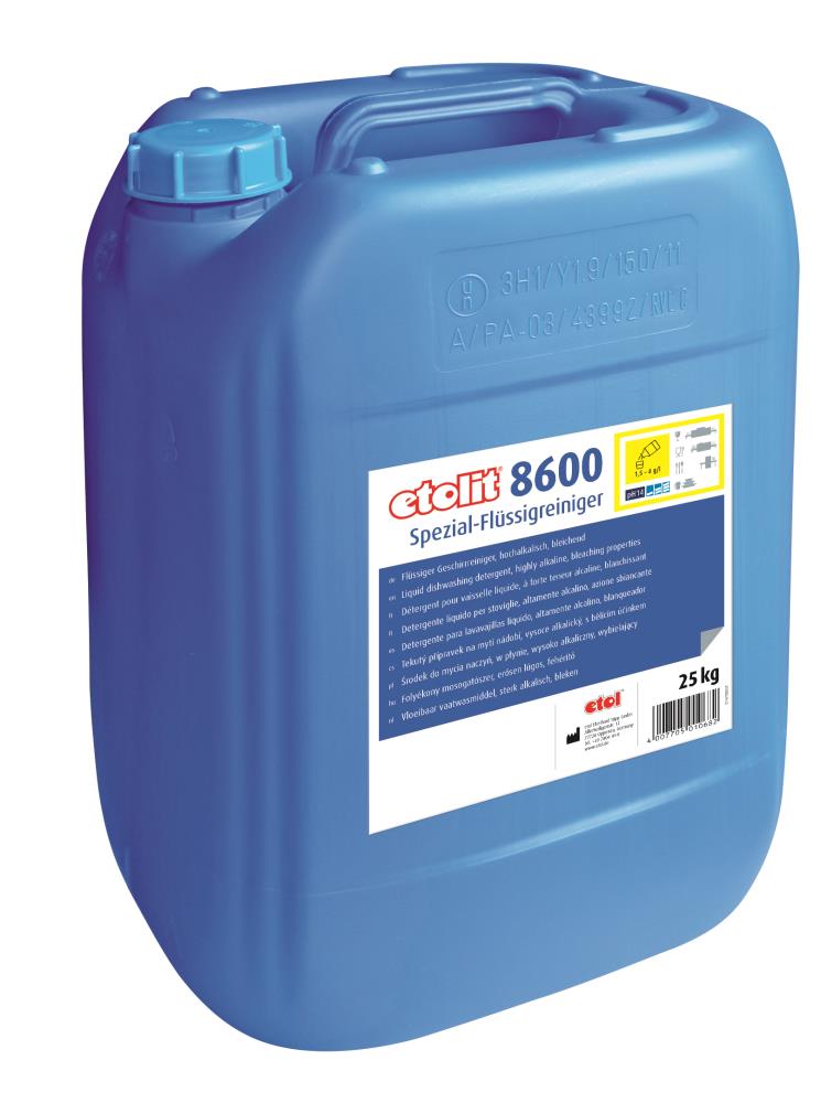 Etolit 8600 vaatwasmiddel - can 25 kg
