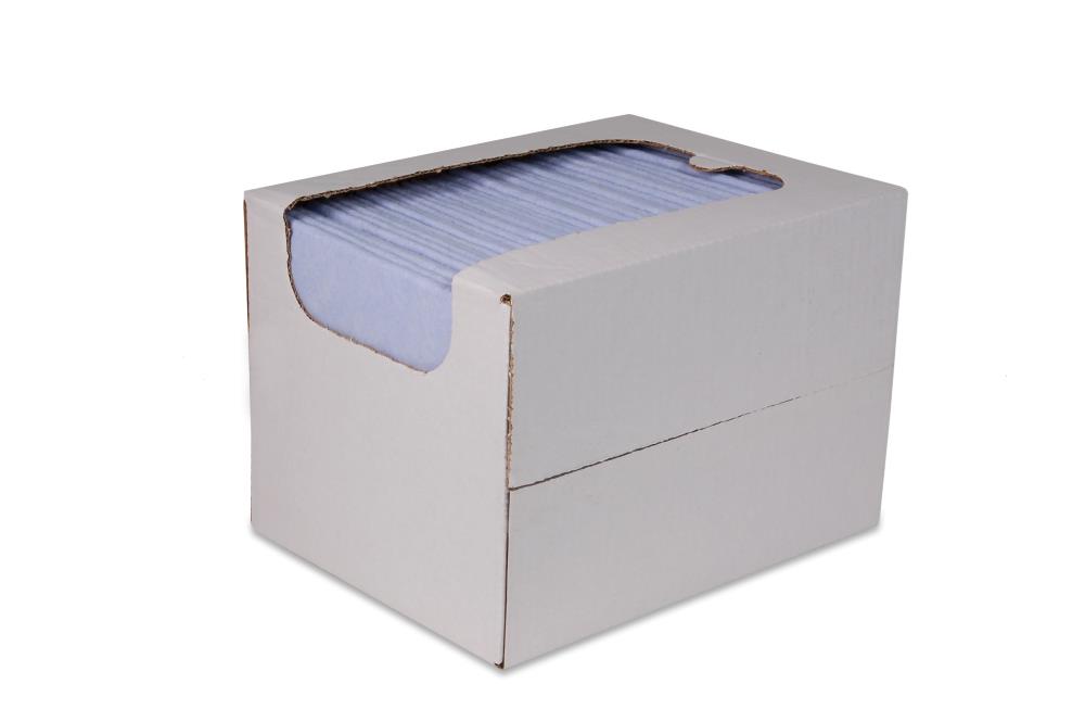 Sopdoek blauw in dispenserdoos - 50 stuks