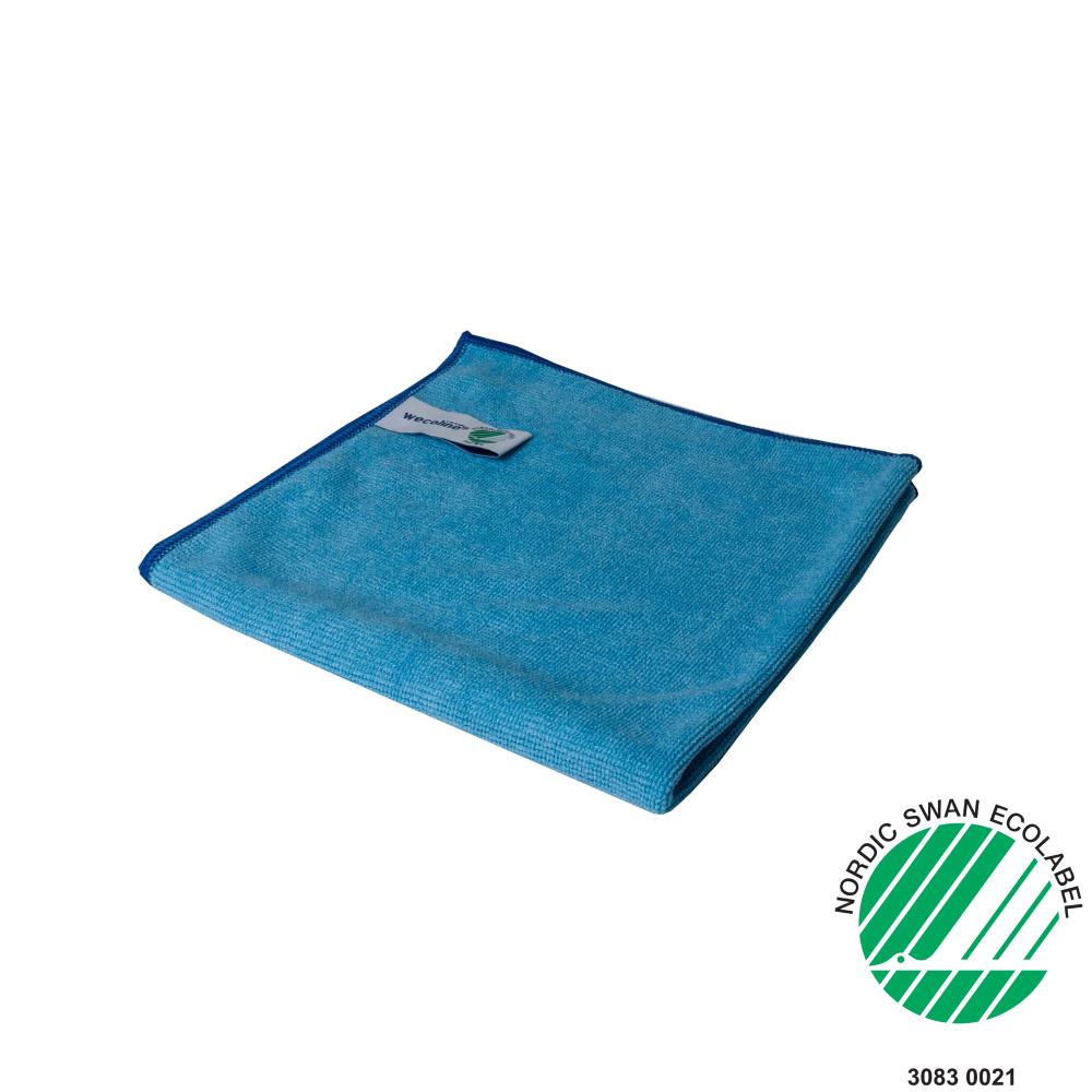 Microvezeldoek ECO blauw 40 x 40 cm - 10 stuks