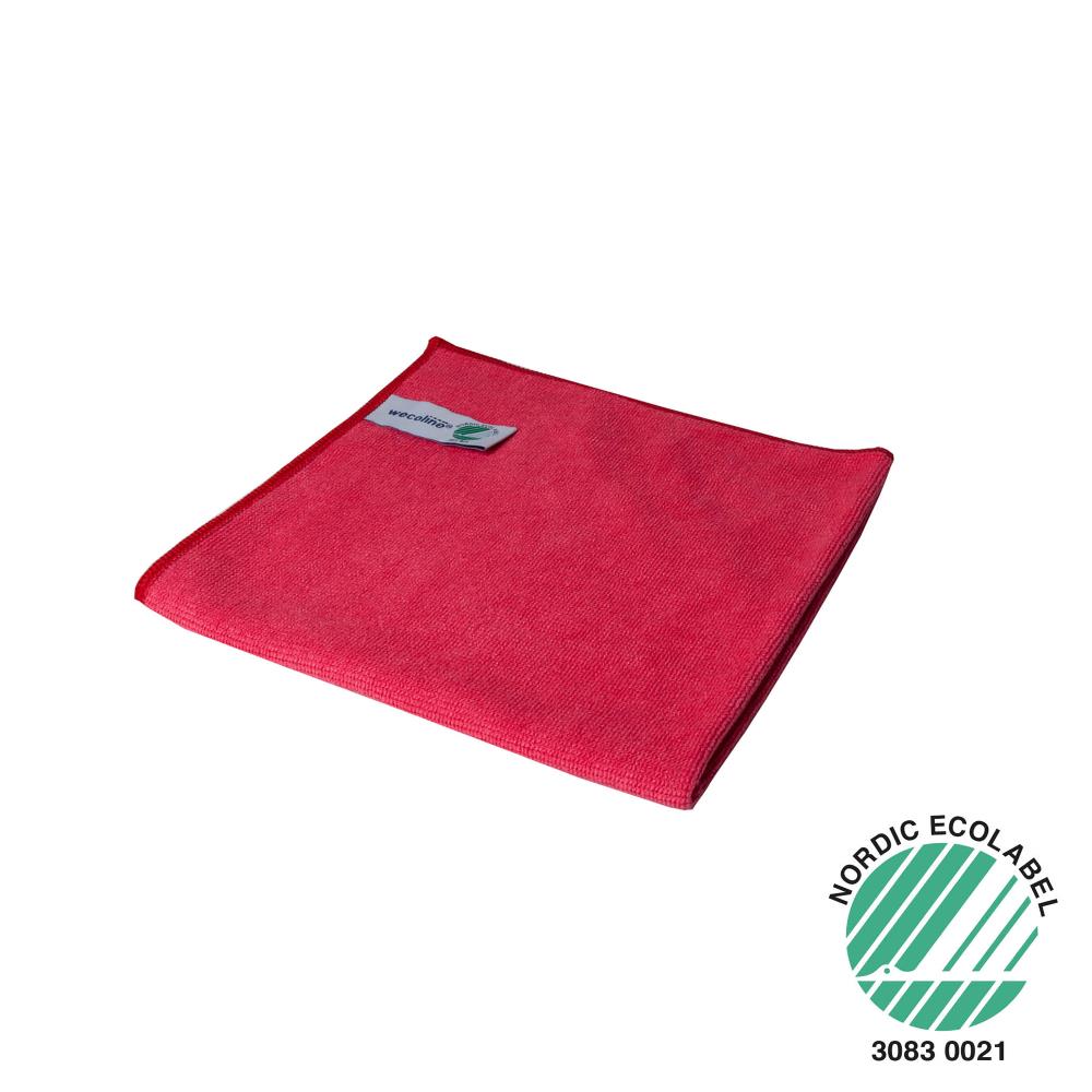 Microvezeldoek ECO rood 40 x 40 cm - 10 stuks