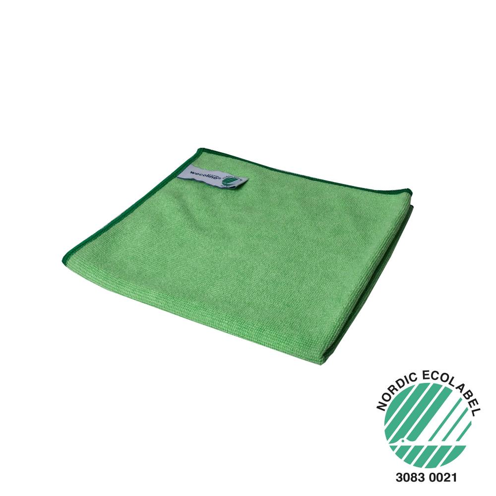 Microvezeldoek ECO groen 40 x 40 cm - 10 stuks