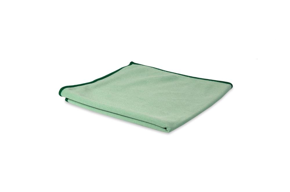 Microvezel glasdoek 40 x 40 cm groen - 10 stuks
