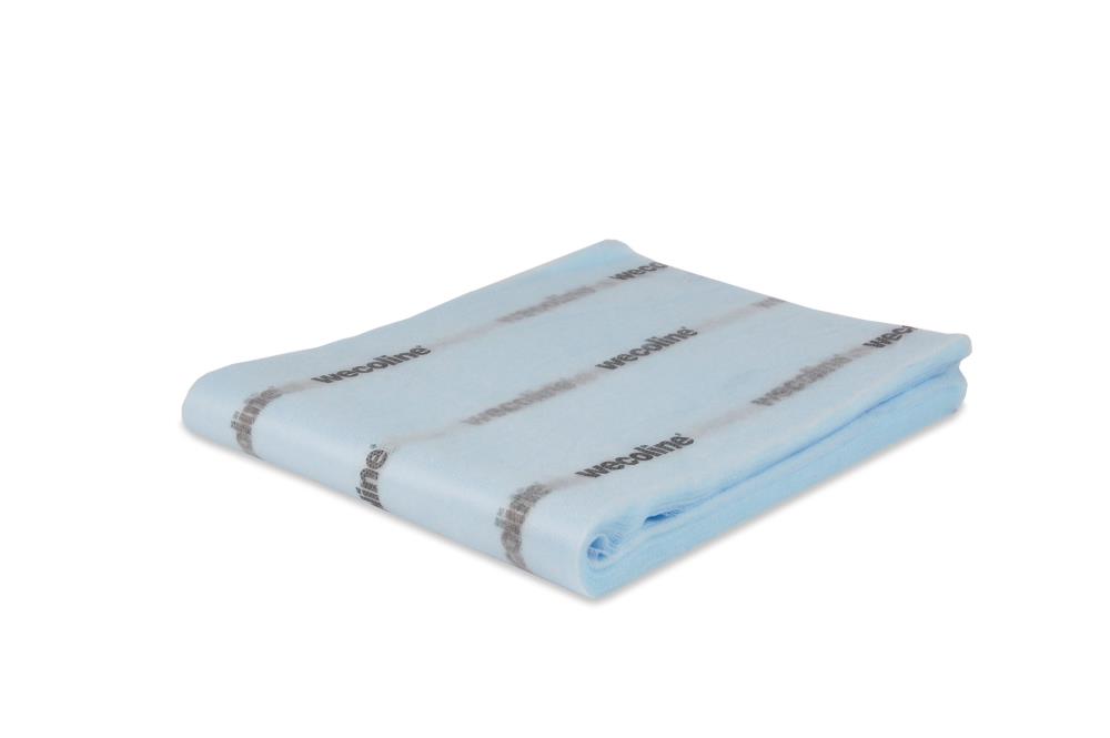 Geïmpregneerde stofwisdoek PP 135 x 30 cm blauw - 10 x 50 stuks